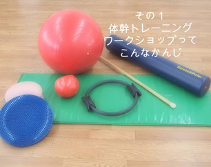 バランスボール・ストレッチポールなどツールの写真