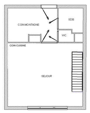 plan appartement Risoul Altaïr RDC