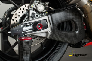 Zubehör für Aprilia Motorradmodell - Ansicht rechts montiert - Bild vergrößerba