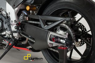 Zubehör für Aprilia Motorradmodell - Ansicht links montiert - Bild vergrößerbar