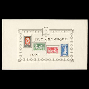 Épreuve collectives timbres Jeux Olympiques de Paris 1924