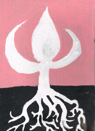 baum  A4  Acryl
