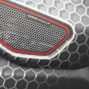 HEXAGON - Gitter-Design 3D
