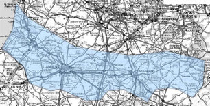 Carte multiplex Amiens étendu, canal 8D, fréquence DAB+ 201.072 MHz