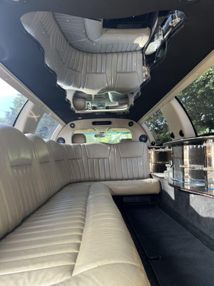 Intérieur de la limousine