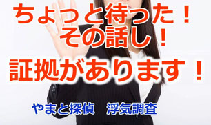注意して　証拠は離婚に必要　若い女性訴えてるイメージ