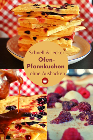 Ofen-Pfannkuchen mit Obst - ohne ausbacken