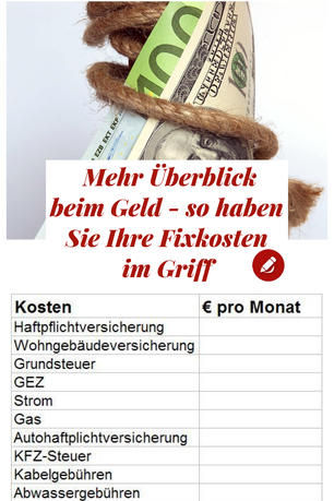 Mehr Überblick beim #Geld so haben Sie Ihre #Fixkosten im Griff