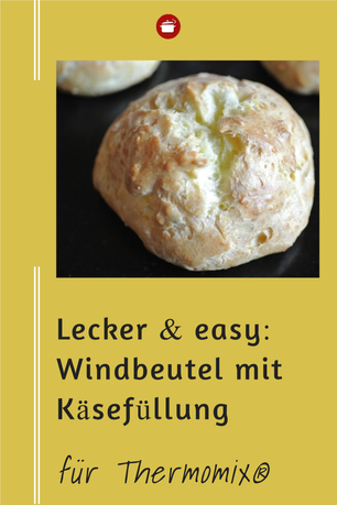 Windbeutel mit Käsefüllung #fingerfood #thermomixrezepte