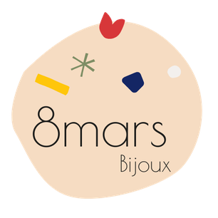 logo bijoux colorés 8 mars créatrice féministe