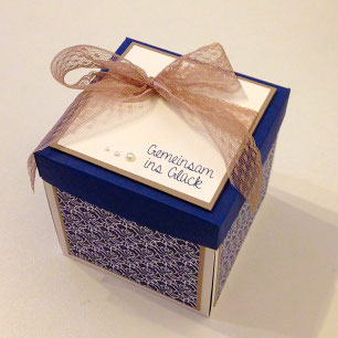 Stampin Up Explosionsbox Hochzeit