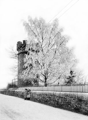 Der abgebrochene Malakoffturm auf dem Terrain der Familie Scholl. Foto: Archiv Altstadtleist.