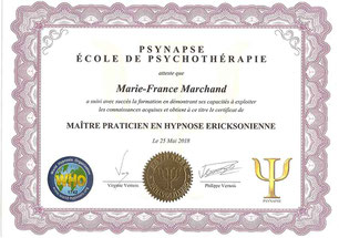 Marie-France Marchand   Hypnose, numérologie, coaching  9 allée du Verger fleuri, 37300 Joué-les-Tours
