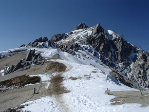 燕岳　雪山　登山　ツアー