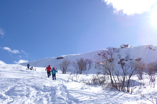 車山　雪山　スノーシューツアー