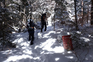 八ヶ岳　　積雪情報　雪山登山ツアー