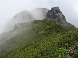 阿弥陀岳　南陵　登山　ガイド