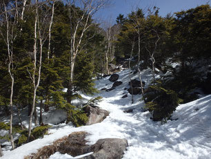 八ヶ岳　蓼科山　雪山　登山ツアー