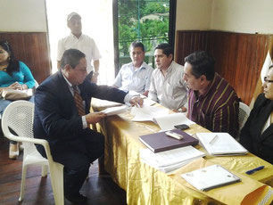 Suscripción de un convenio de cooperación recíproca entre la ULEAM y el GAD de 24 de Mayo. Sucre, Manabí, Ecuador.