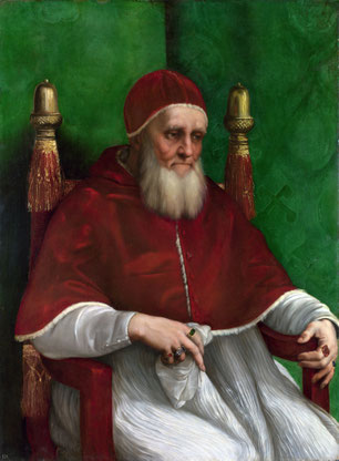 Portrait du Pape Jules II, Raphaël