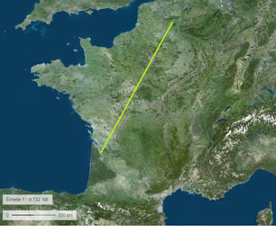 Eaux et forêts dissociées dans l'ouest de la France