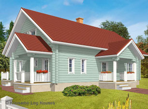 Hausbau - Montage der Blockhäuser - Kosten - Blockhaus ABC