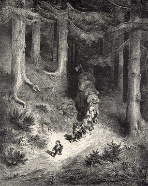 Gustave Doré, Le petit poucet, 1867.
