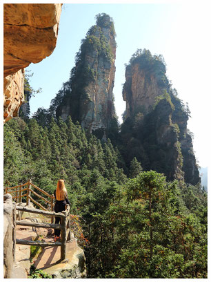 sightseeing zhangjiajie National parc nationalpark china view nature china