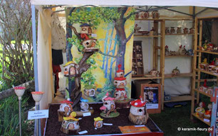 Keramik Fleury auf dem Töpfermarkt in Urbach