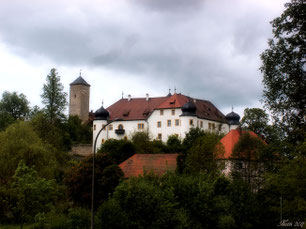 Aufseß, Aufseßtal, Burg Unteraufseß, Burg Oberaufseß, Fischereizucht, Bierwanderweg, Bierdiplom, Ferienhaus am Klostergarten Gößweinstein, Fränkische Schweiz, Oberfranken, Franken, Bayern
