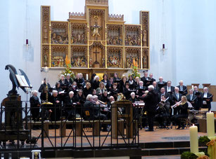 ERKA BPJ beim Chorjubiläum des Cornelius Burgh Chor in St. Lambertus Erkelenz