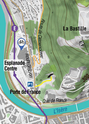 carte courbes niveau montagne, mountain map 