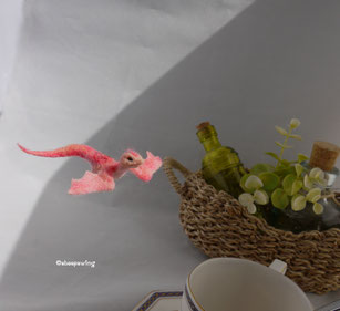 羊毛フェルト ちび ミニ ドラゴン