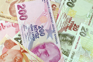 トルコリラから日本円に換金・両替