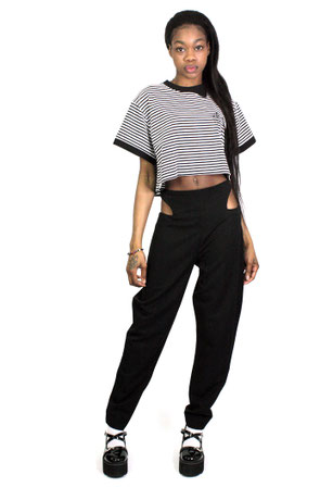 SIDE-CUT MONROE PANTS   €152,00   
