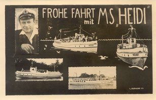 Alte Postkarte von 1964