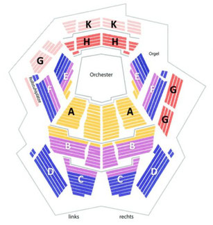 Berliner Philharmoniker Saalplan