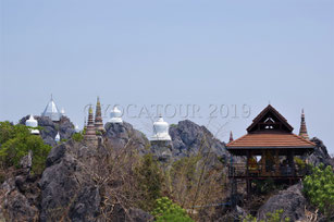 Les temples blancs à Lampang en Thaïlande