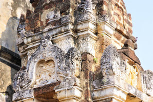 Il y a de nombreuses façades incroyables à admirer à Ayutthaya 