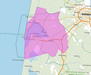 Carte multiplex Arcachon local, canal 11C, fréquence DAB+ 220.352 MHz