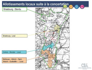 Carte multiplex Strasbourg local, canal 6C