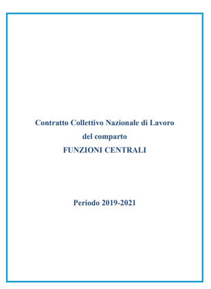 immagine copertina ccnl funzioni centrali