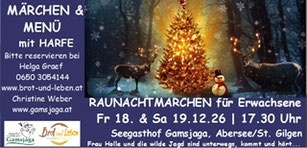 Märchen & Menü 18 & 19.12.26 