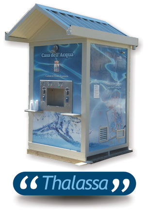 Home casa dell'acqua, distributori acqua potabile trattata e ... Fontana punto acqua inox prezzo