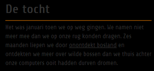 webdesign: contrast