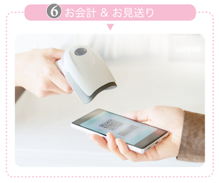 スマホ決済の様子