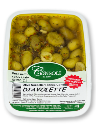 Olive verdi Diavolette