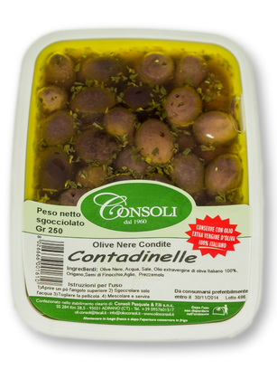 Olive nere Contadinelle 