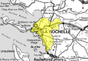Carte multiplex La Rochelle local, canal 10C, fréquence DAB+ 213.360 MHz