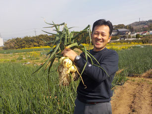 玉ねぎと雅典さん（※2017年撮影)